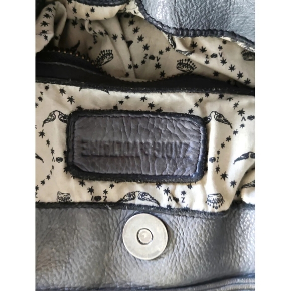 ZADIG & VOLTAIRE Grey Leather Handbag - Picture 5 of 6